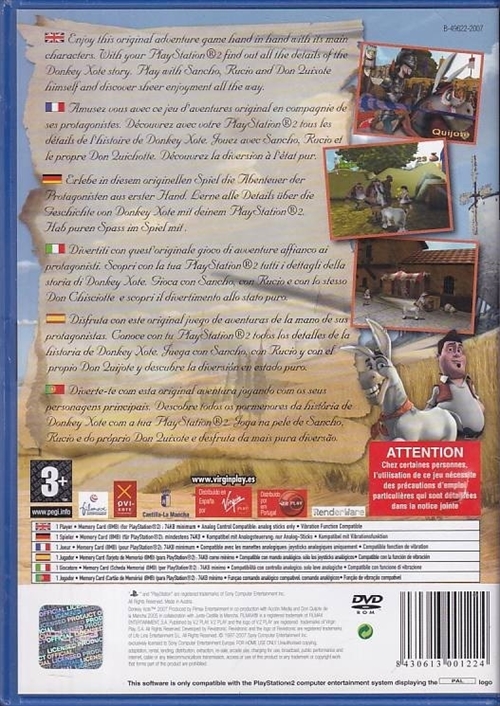 Donkey Xote - PS2 (B Grade) (Genbrug)